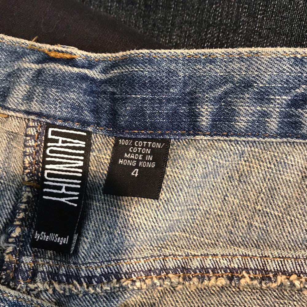 Laundry By Shelli Segal | Patchwork Distress Jeans - image 6